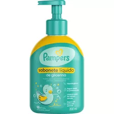 Sabonete Infantil Líquido Da Cabeça Aos Pés Pampers 200ml