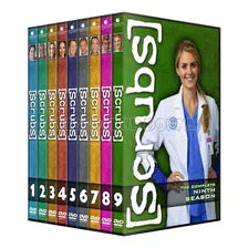 Scrubs Temporada 1 2 3 4 5 6 7 8 9 Dvd Serie Completa 
