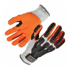 Ergodyne Nitrile Dipped Work Gloves, Cut
