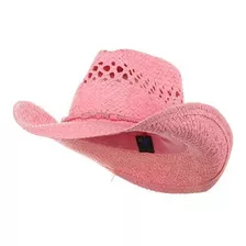 Sombrero Vaquero Estilo Australiano De Paja Fina Para Mujer