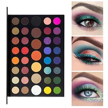 Paleta Grande De 39 Sombras Ojos Maquillaje Pigmentación Exc