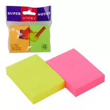 200 Etiquetas Bloco Anotação Post-it Sticky Notes Adesivo