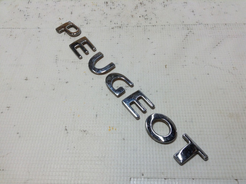 Emblemas Letras Peugeot 307 Xs Mod 03-04 Original Foto 3