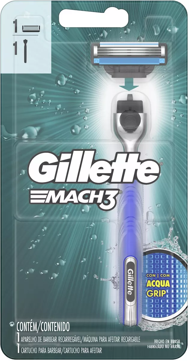 Barbeador Gillette Mach3 Acqua-grip