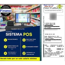 Programa De Pos Electrónico Contabilidad Facturación Financi