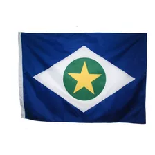 Bandeira Do Mato Grosso Oficial 2 Panos (1,28 X 0,90) 