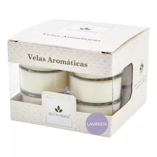 Vela Aromática Lavanda C/12 Mini Velas Aromatizadas Velitah