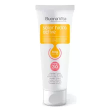 Protetor Filtro Solar Hidra Active Fps30 Uva 10,5 60g Buona Vita Care - Para Peles Secas, Normais, Sensíveis E Gestantes