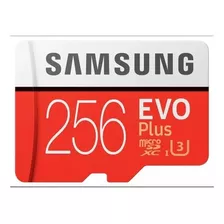 Cartão Samsung 256gb Evo Plus Class 10 Uhs-i Microsdxc U3