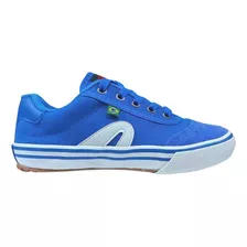 Tênis Futsal Plumax Masculino Em Lona 300 - Azul