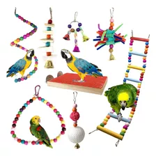 Accesorios Para Jaulas De Pájaros, Pietypet 8 Piezas Colorid