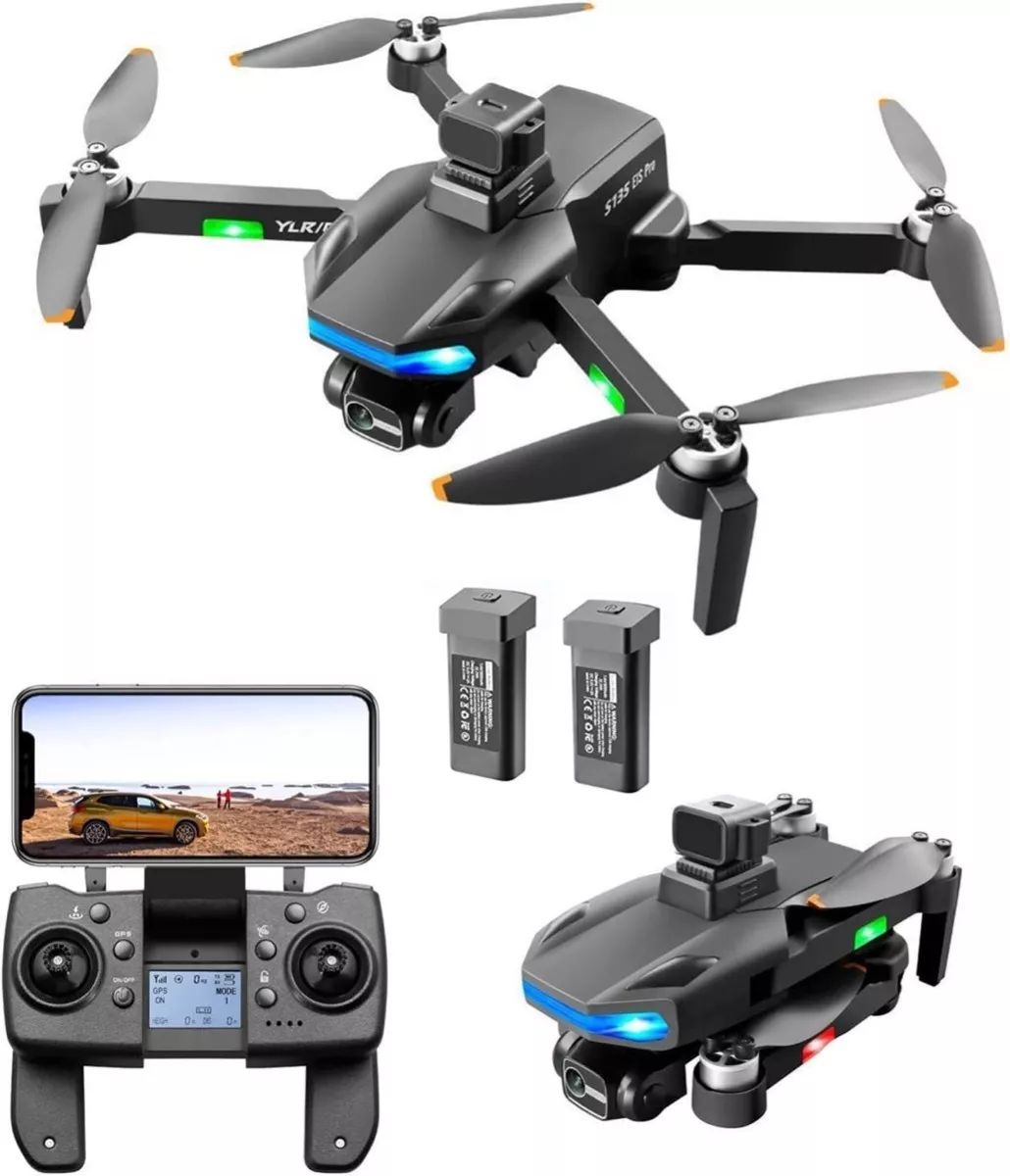 Drone 8k Hd Sensor De Obstáculos 5 Kilómetros 30min De Vuelo