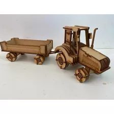 Tractor De Madera Para Armar