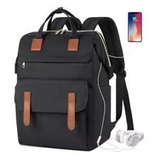 Impermeable Bolsa Mochila Para Laptop De 15.6 En Para Mujer