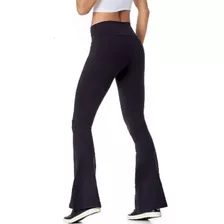 Calça Flare Feminina Boca De Sino Bailarina Còs Alto / Full