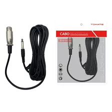 Cable Para Micrófono De Cannon Xlr Hembra A Plug 1/4´´ 5 Mt