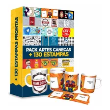 Artes Super Pack 130 Estampas Sublimação Caneca Dia Dos Pais