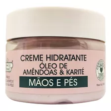 Creme Hid Óleo De Amêndoas Flores&vegetais Mãos E Pés 250g