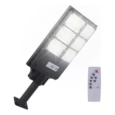 Luminária Holofote Solar Refletor 300w Poste Lâmpada Led Potente Autonômo Controle Ip65 12h Preto Cor Da Luz Branco-frio