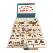 Loteria De Madera Didactica Niños