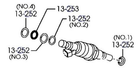 Kit-fj778 Kit Completo De Inyector Mazda 2.3 Turbo Cx-7 3 6  Foto 4