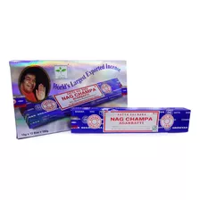 Kit 12 Incenso Indiano Satya Palito Nag Champa Ou Super Hit