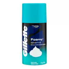 Espuma De Barbear Sensitive Gillette Foamy Frasco 175g
