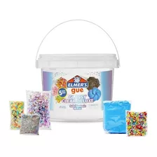 Kit Slime Listo Para Usar Elmers Balde 1,4 Lts Y 5 Toppings