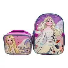 Mochila Con Lonchera Frozen