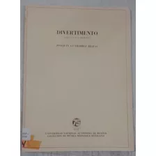 Partitura Divertimento . Joaquín Gutiérrez Heras