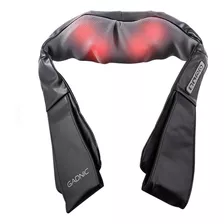 Masajeador Gadnic Ombu Cervical Y Lumbar Shiatsu Terapia Color Negro