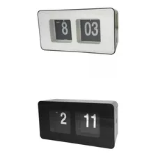 Retro Auto Flip Clock Relógios De Página Simples De Mesa