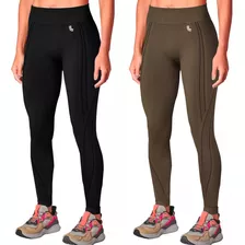 Kit 2 Calças Legging Lupo Sport Original Feminina Academia