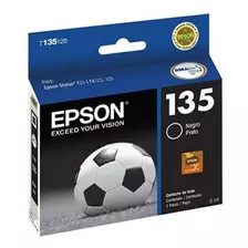 Cartucho De Tinta Epson T135 Preto **validade 05/2022**