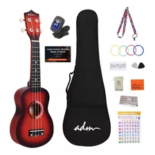 Adm Brownbrust - Ukelele Soprano Para Principiantes De 21 Pu