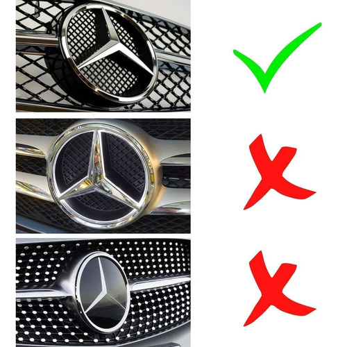 Logotipo Led De Parrilla Delantera Para Mercedes Benz Foto 6