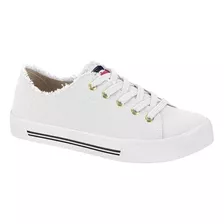 Tenis Moleca Lona Sider Branco 5667.322