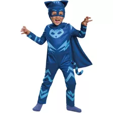 Disfraz Talla 3t 4t Para Niño Pj Masks Catboy Con Capa-