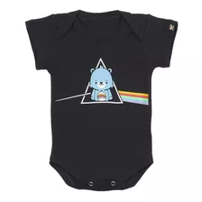 Roupa De Bebê Ursinho Pink Floyd Sátira Preta