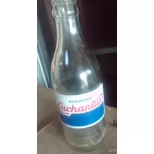 Antigua Botella Agua Mineral Cachantun