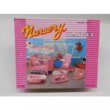 (l) Barbie, Gloria, Cuarto Bebe Nursery - Accesorios