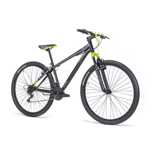 Bicicleta Mercurio Mtb Kaizer R29 Color Negro Mate/verde Neón Tamaño Del Cuadro Talla Única M