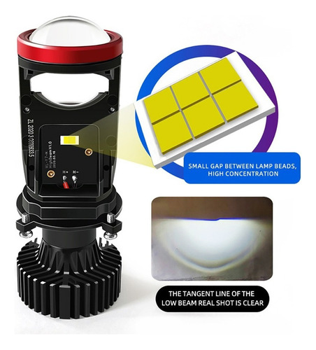 Focos Led H4 Bombilla Faros 50000lm Para Luz Alta Y Baja Foto 8