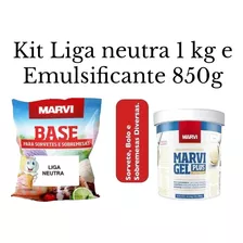 Kit Emulsificante 850 Gr E Liga Neutra Marvi 1 Kg