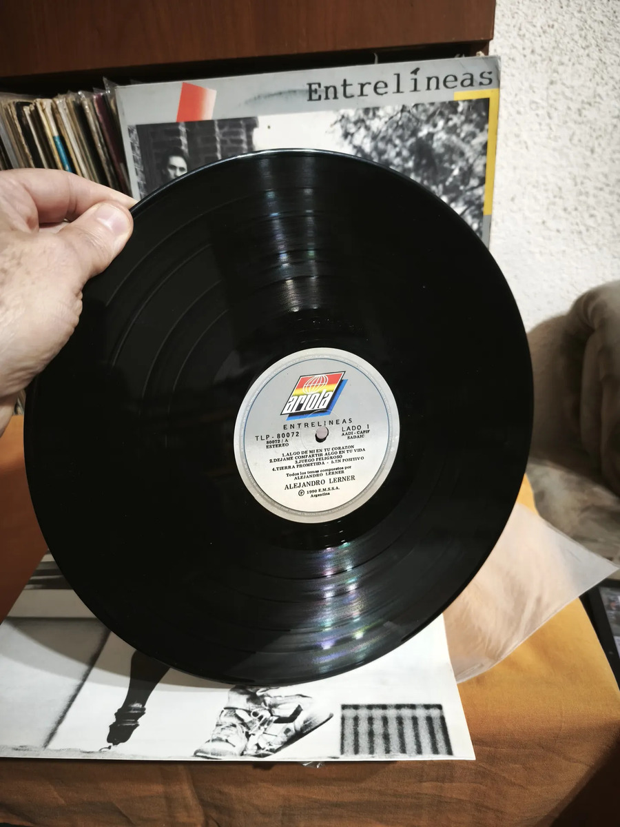 Alejandro Lerner - Entrelineas - vinilo 1990