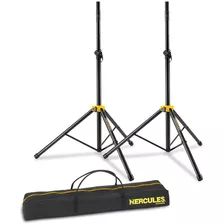 Tripodes Para Bafles Con Funda Hercules Ss200bb Aluminio Color Negro