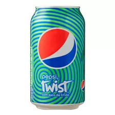 Pepsi Twist Lata 350ml. Brasil. Limon. Gaseosa. Refrigerante