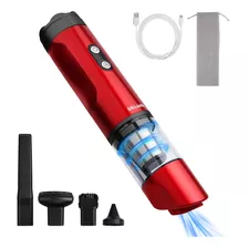 Aspiradora D/mano Happtws Tubular Minimalista Pequeña - Rojo