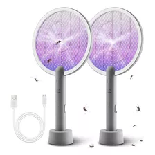 Bug Zapper, 2 En 1 Smart Electric Mosquitos Swatters T...