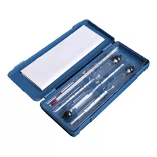 Kit De Alcohometros/densimetros- Medidor De Alcohol 0-100%